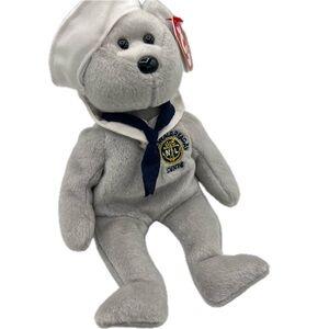 Ty Beanie Babies Collection Ronnie USS Ronald Reagan Bear Beanie Baby Plush